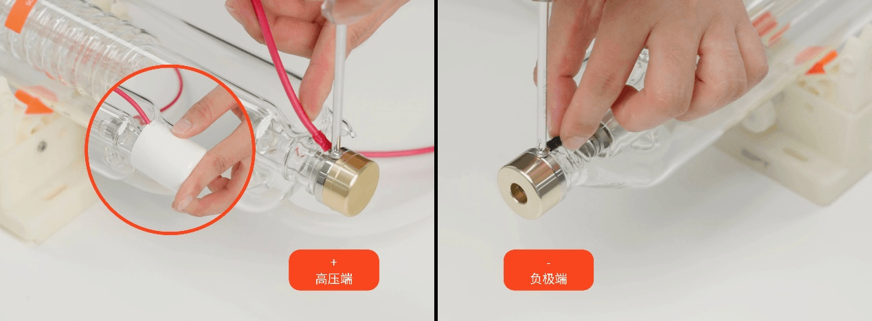 Connecting-the-Laser-Tube-to-the Power-Supply